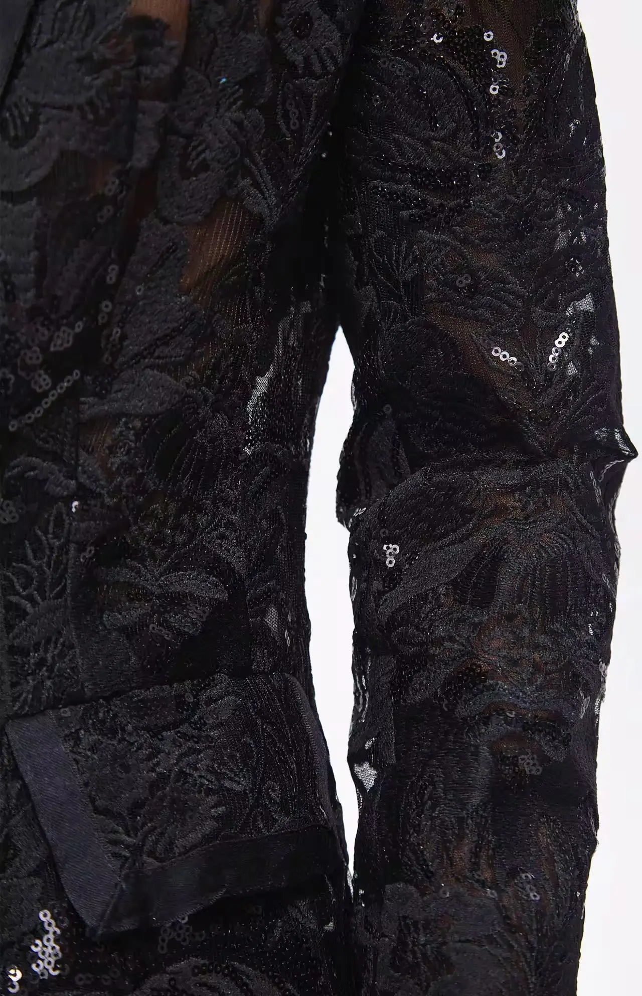 Floral Lace Sequin Blazer Set - Premium variable from Tooksie - Just $128.99! Shop now at Tooksie