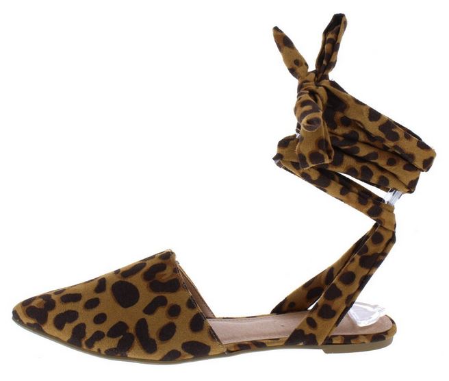 Pointed Toe Leopard Print Flats - Premium variation from Tooksie - Just $29.99! Shop now at Tooksie