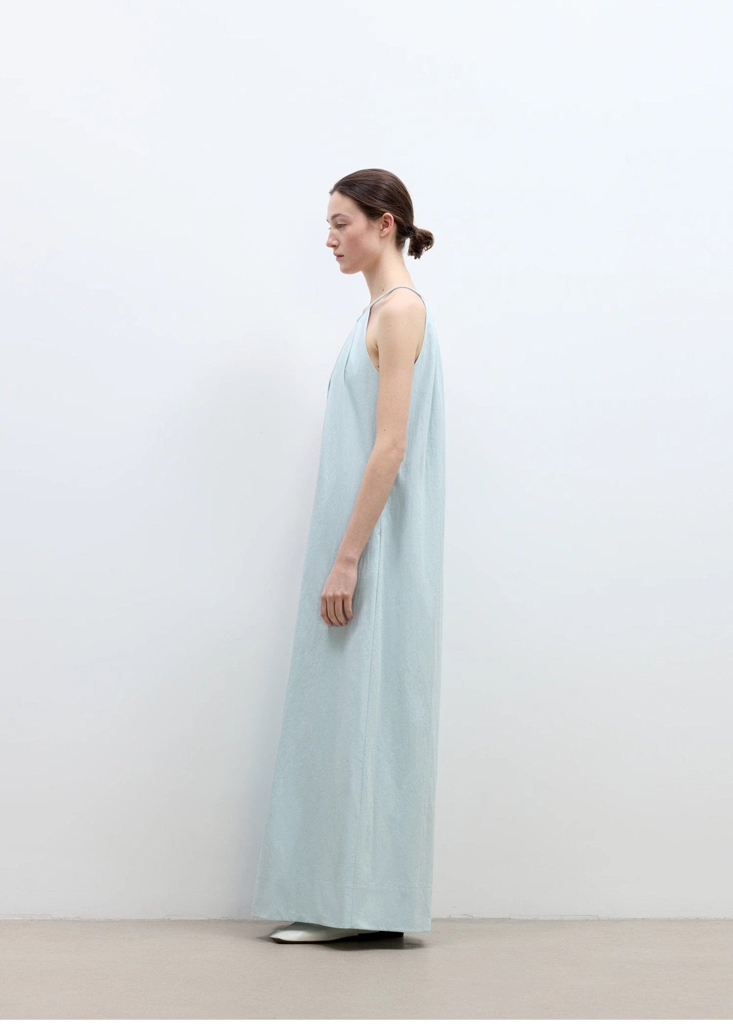 Halter Neck Maxi Dress - Premium variable from Tooksie - Just $110.99! Shop now at Tooksie