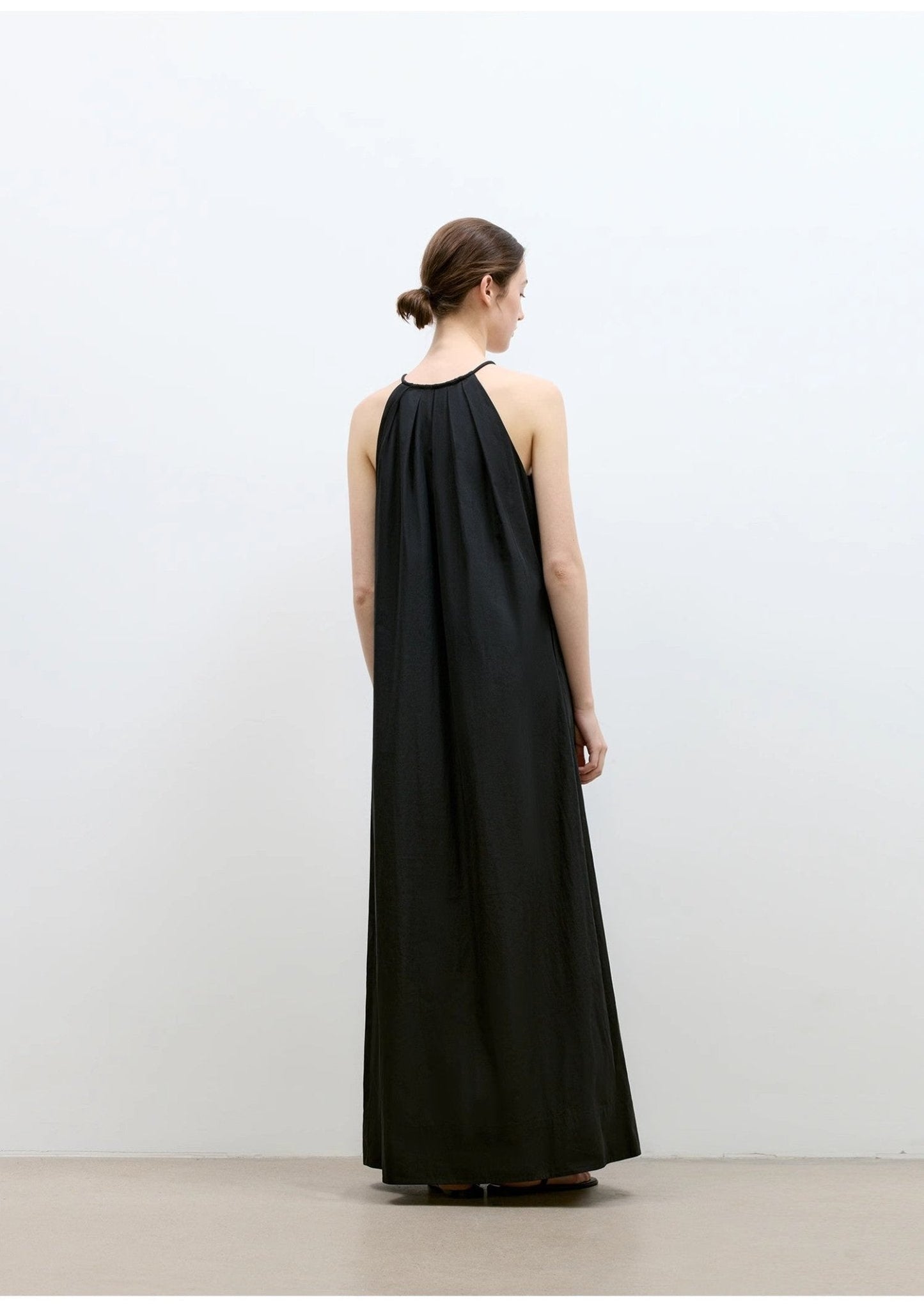 Halter Neck Maxi Dress - Premium variable from Tooksie - Just $110.99! Shop now at Tooksie