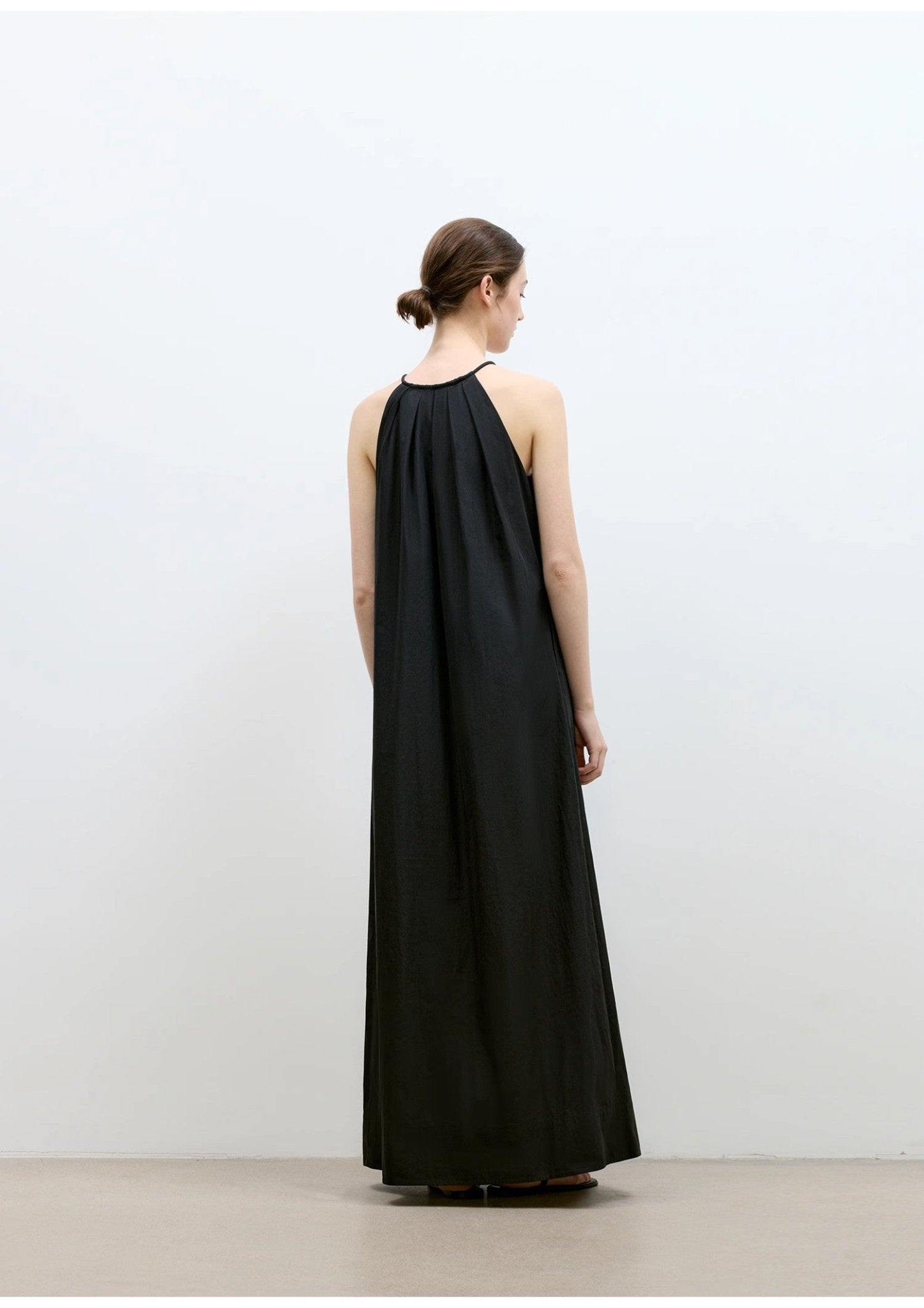 Halter Neck Maxi Dress - Premium variable from Tooksie - Just $110.99! Shop now at Tooksie