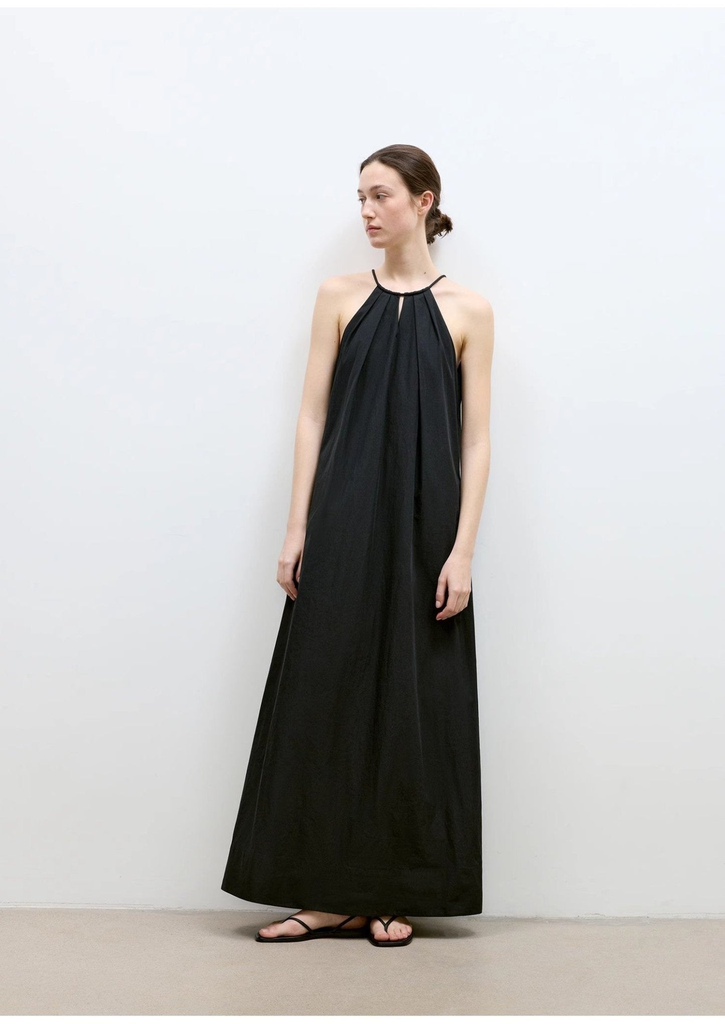 Halter Neck Maxi Dress - Premium variable from Tooksie - Just $110.99! Shop now at Tooksie