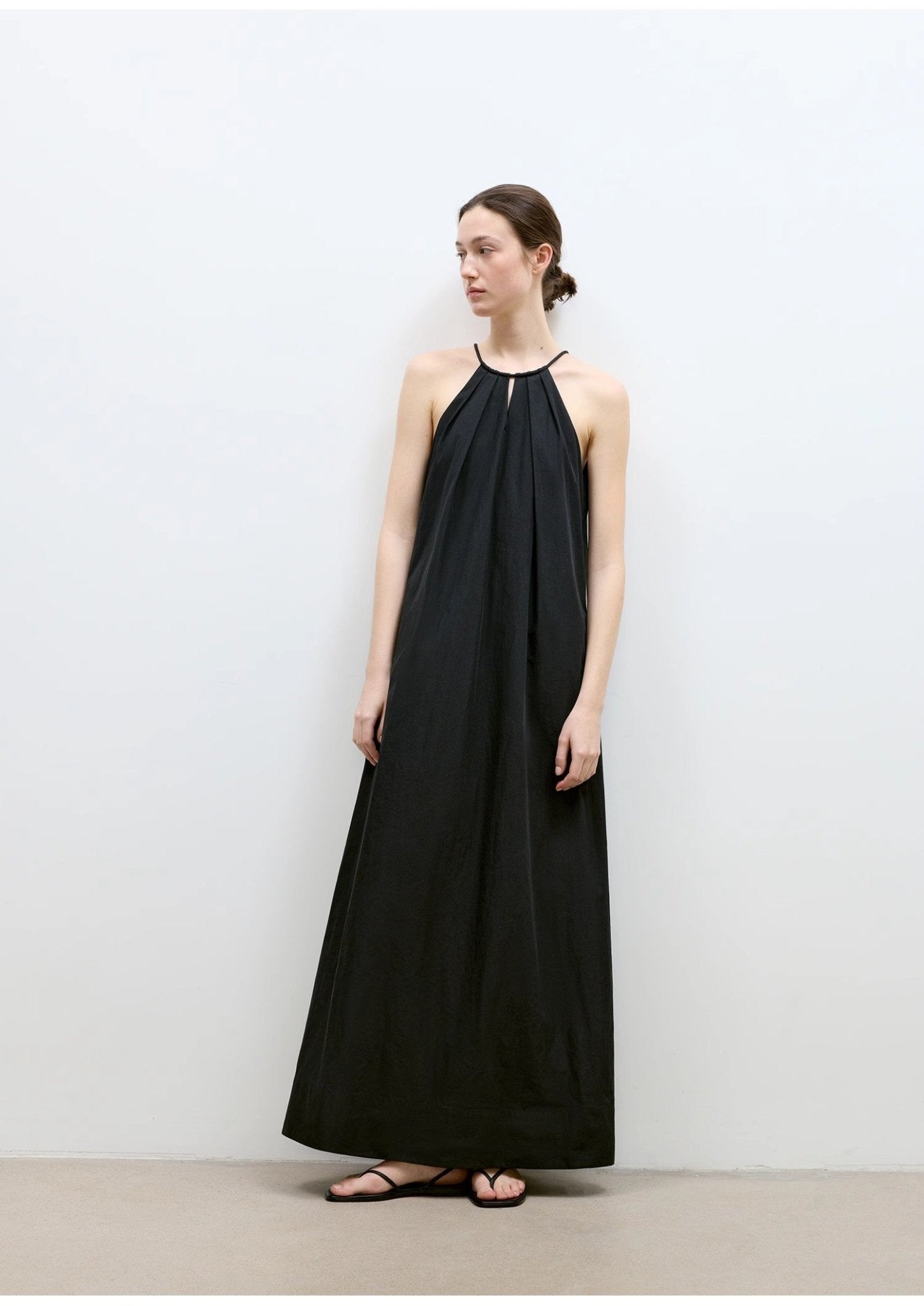 Halter Neck Maxi Dress - Premium variable from Tooksie - Just $110.99! Shop now at Tooksie