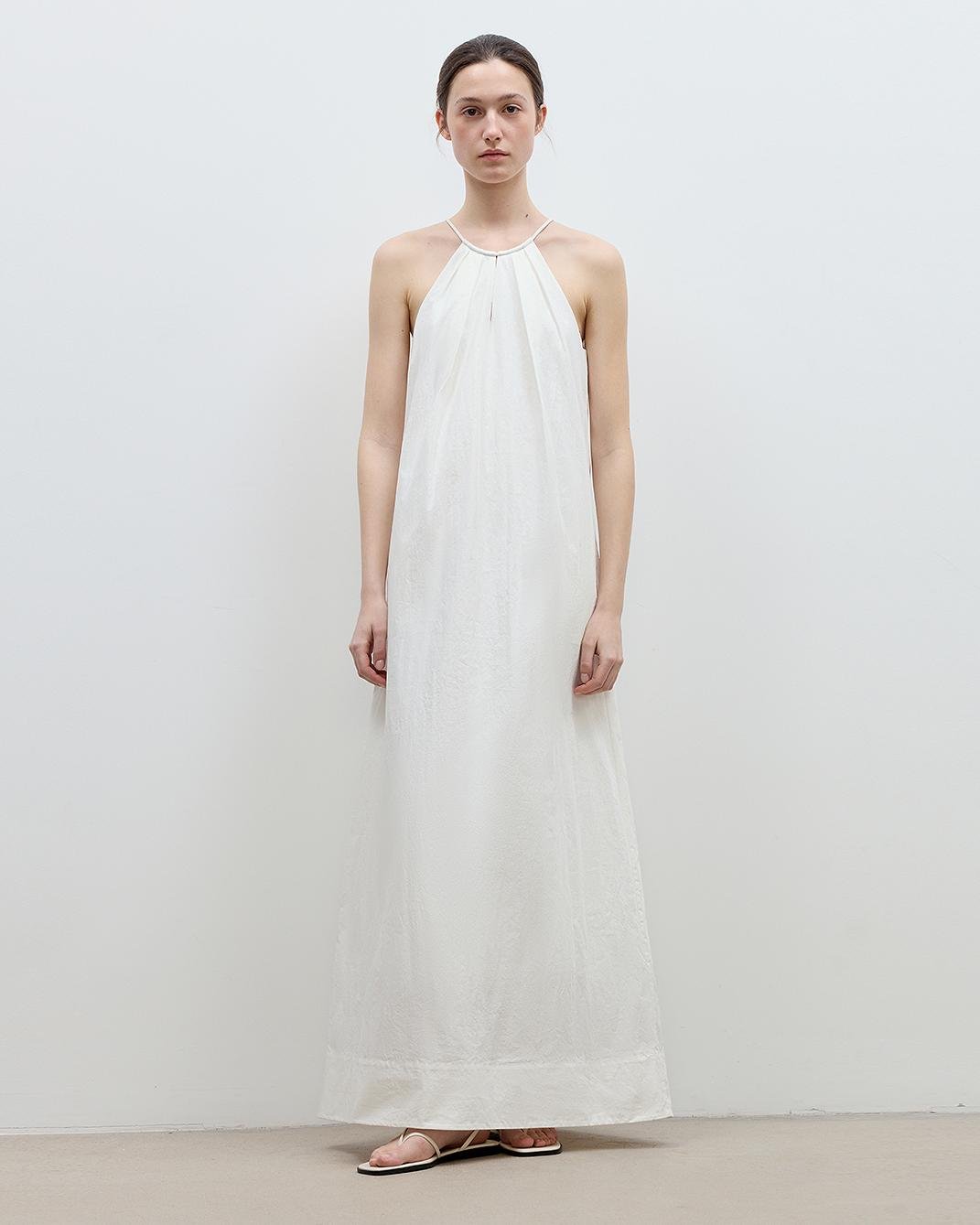 Halter Neck Maxi Dress - Premium variable from Tooksie - Just $110.99! Shop now at Tooksie