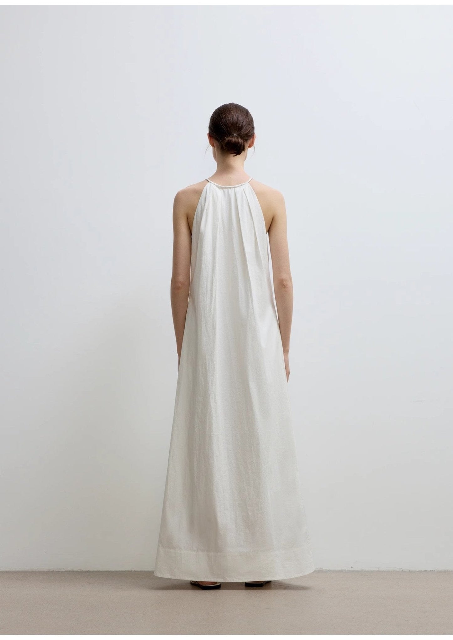 Halter Neck Maxi Dress - Premium variable from Tooksie - Just $110.99! Shop now at Tooksie