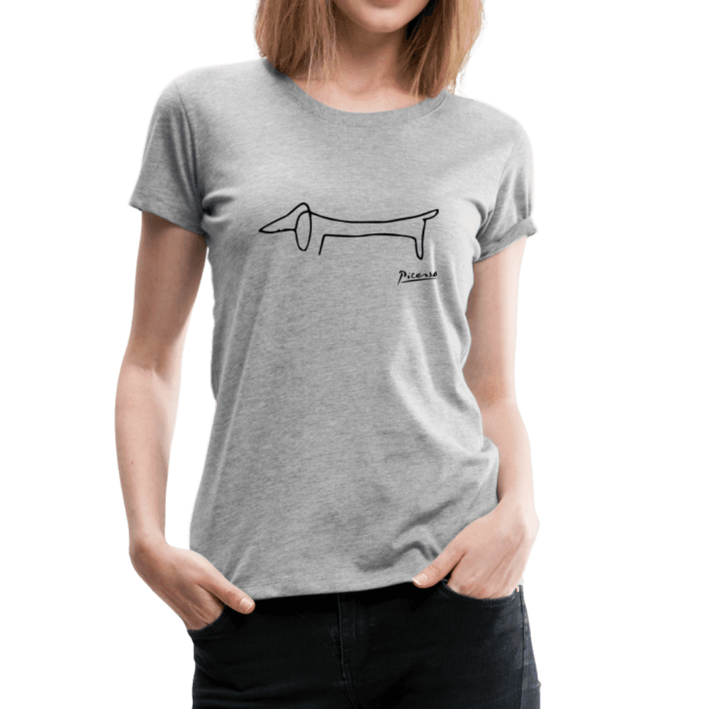 Dachshund Line Art Graphic Tee - Premium variable from Tooksie - Just $22.99! Shop now at Tooksie