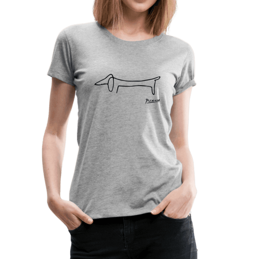 Dachshund Line Art Graphic Tee - Premium variable from Tooksie - Just $22.99! Shop now at Tooksie