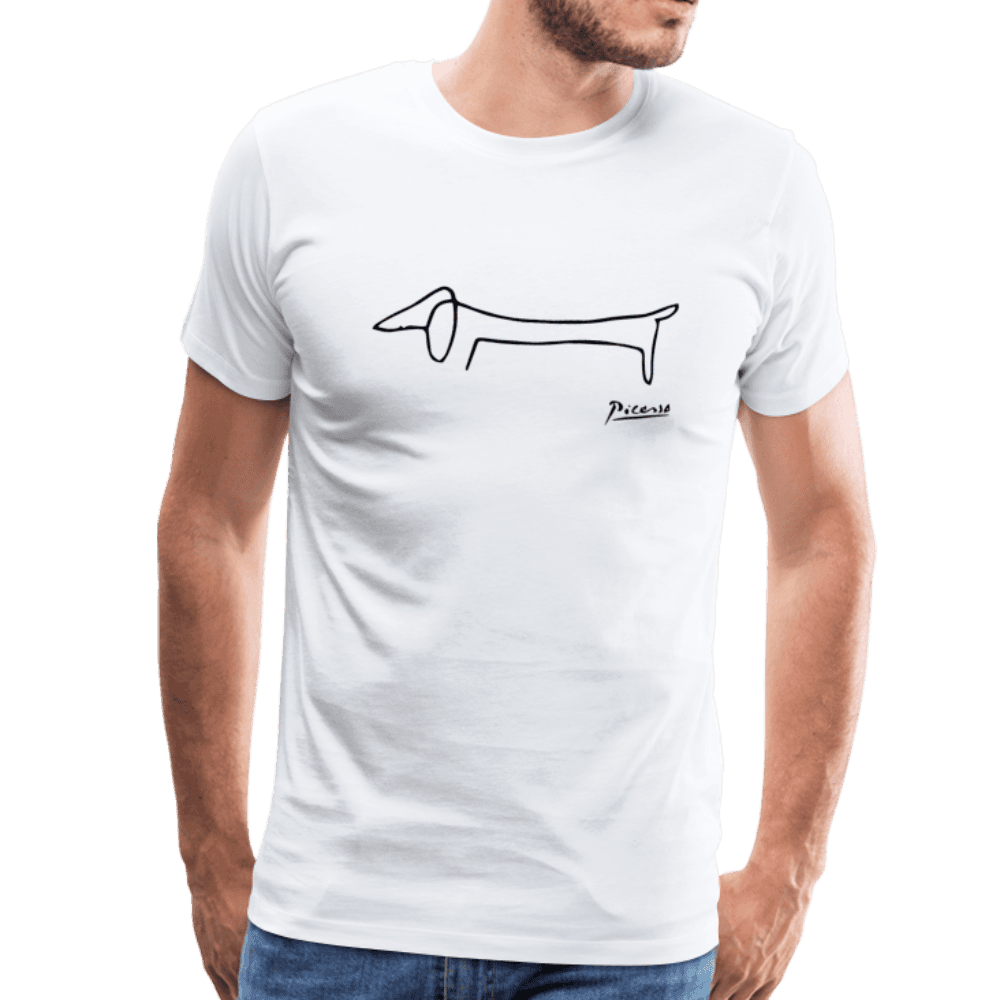Dachshund Line Art Graphic Tee - Premium variable from Tooksie - Just $22.99! Shop now at Tooksie