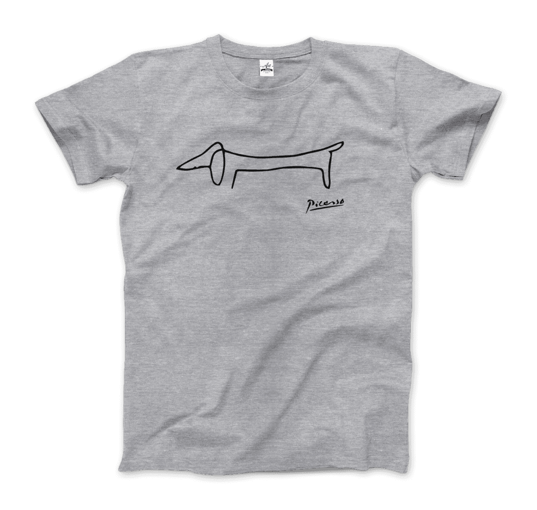 Dachshund Line Art Graphic Tee - Premium variable from Tooksie - Just $22.99! Shop now at Tooksie