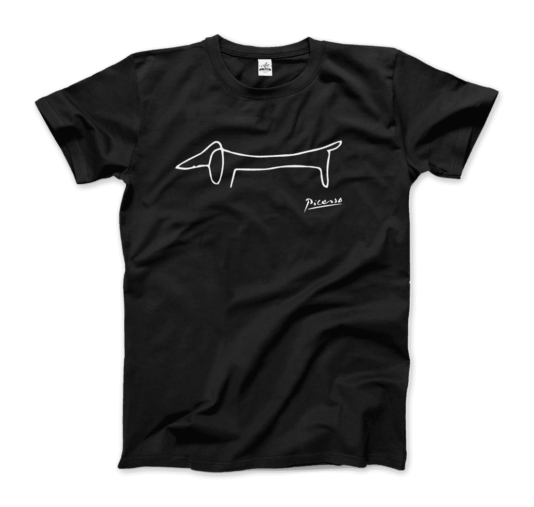 Dachshund Line Art Graphic Tee - Premium variable from Tooksie - Just $22.99! Shop now at Tooksie