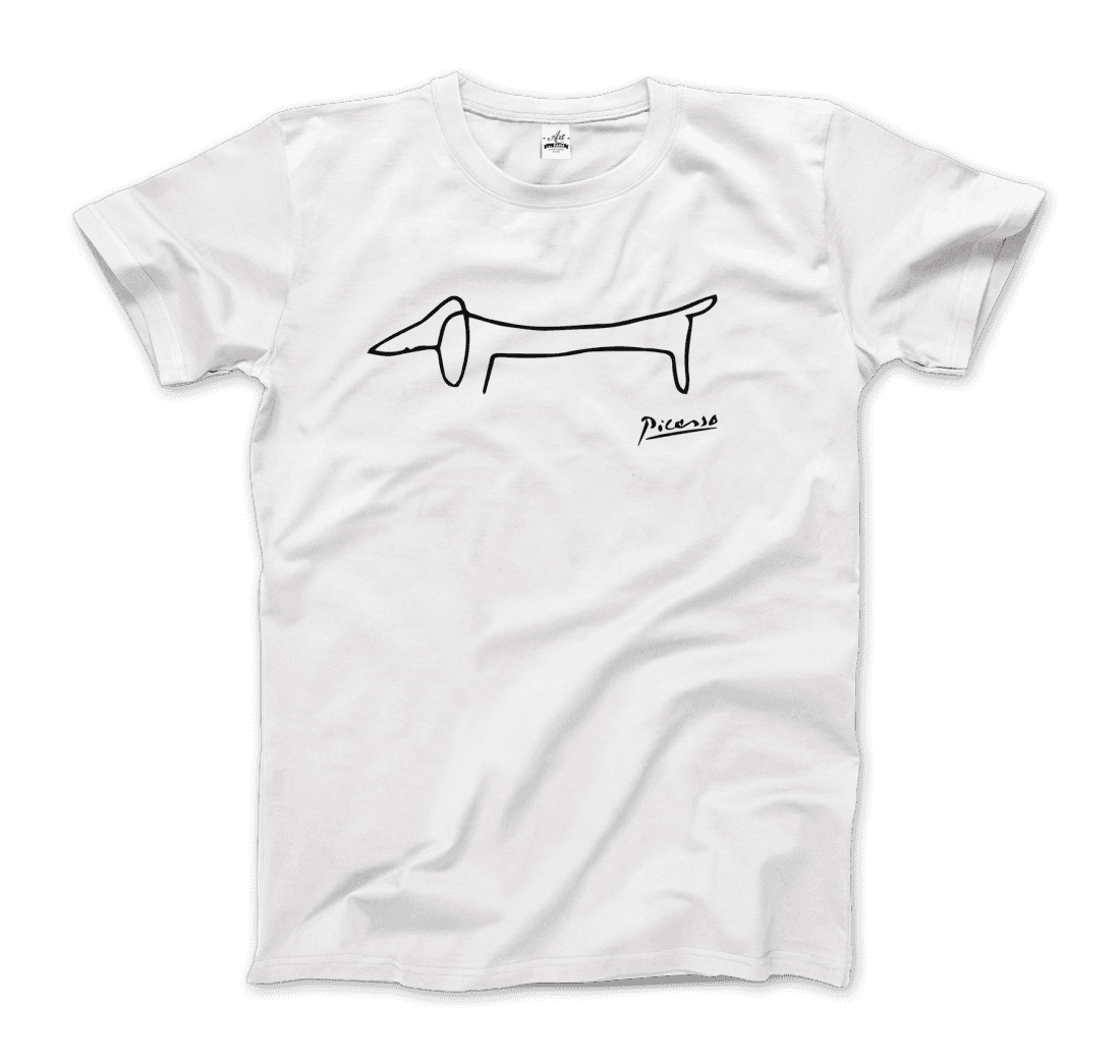 Dachshund Line Art Graphic Tee - Premium variable from Tooksie - Just $22.99! Shop now at Tooksie
