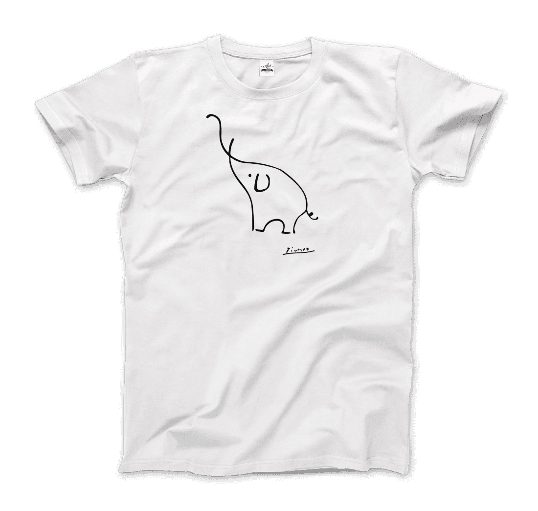 Elephant Sketch Graphic Tee - Premium variable from Tooksie - Just $22.99! Shop now at Tooksie