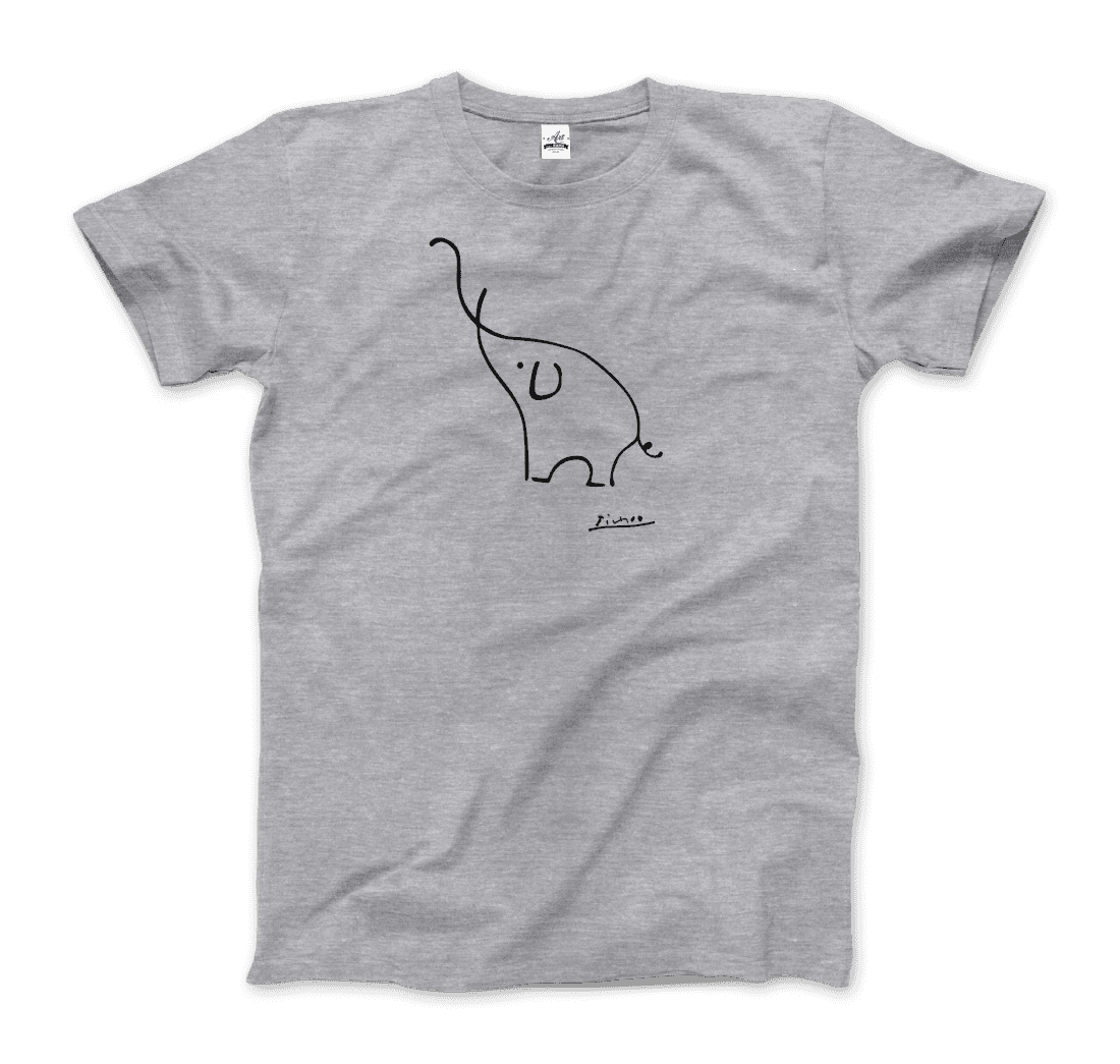 Elephant Sketch Graphic Tee - Premium variable from Tooksie - Just $22.99! Shop now at Tooksie