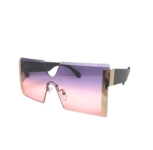 Square Rimless Sunglasses - Premium variable from Tooksie - Just $12.99! Shop now at Tooksie