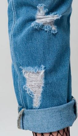 Light Washed Ripped High Waisted Jeans - Premium variable from Tooksie - Just $45.99! Shop now at Tooksie